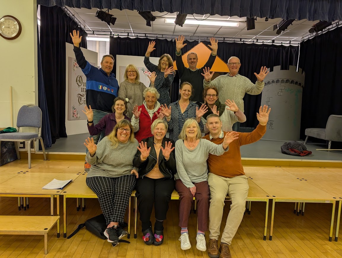 Group photo of the cast and the crew for this production.